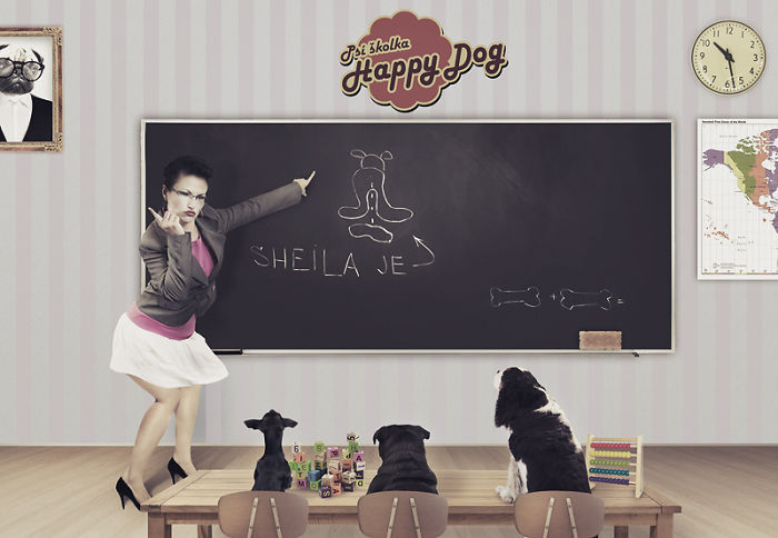 8 Retro Dogs Photo Manipulations