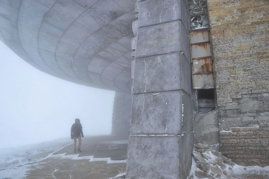 Buzludzha - An Abandoned UFO-shaped Communist Building In Bulgaria