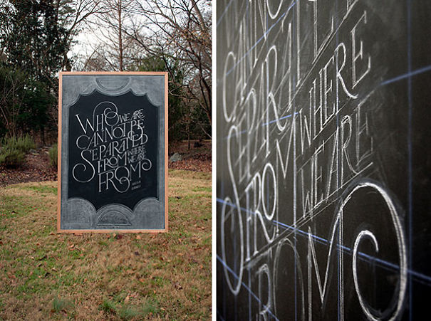 Every Week, Two Anonymous Students Create Stunning Chalkboard Art With Famous Quotes