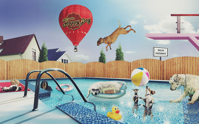 8 Retro Dogs Photo Manipulations