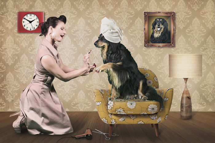 8 Retro Dogs Photo Manipulations