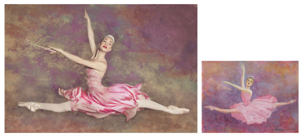 Ballet Paintings Recreated As Photographs
