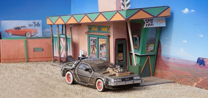 Miniature Artist Recreates Scenes From The Back To The Future Trilogy
