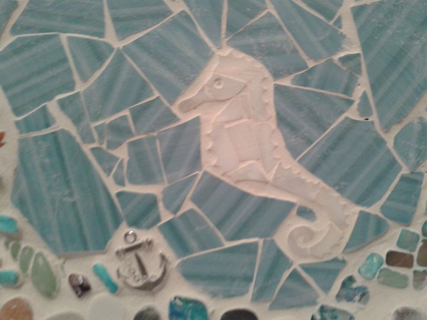 I Made A Mosaic In Bathroom - Bath In The Sea
