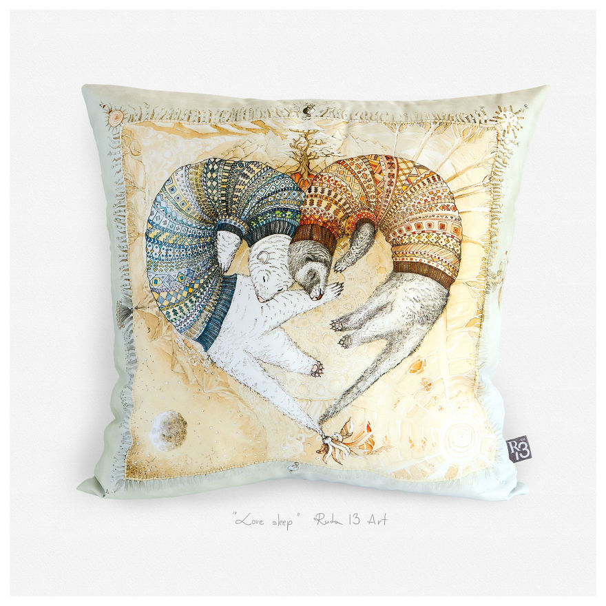 Lithuanian Artist Brings Magic To Your Home With Beautiful Pillow Covers