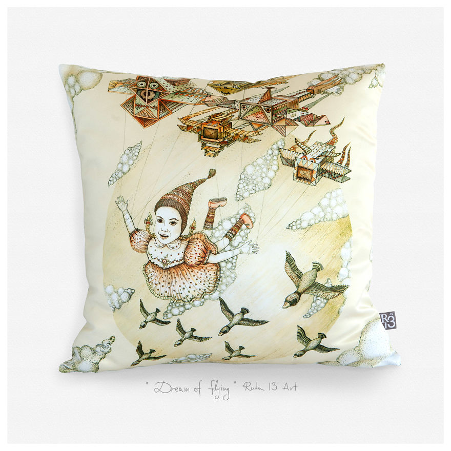 Lithuanian Artist Brings Magic To Your Home With Beautiful Pillow Covers