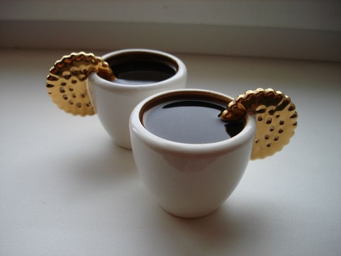 Maksim Shniak Golden Biscuits 2012 Espresso Cup Porcelane