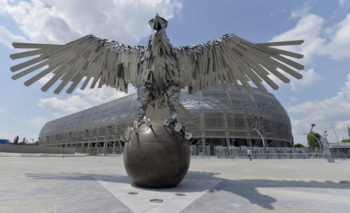 Eagle Hungary, Budapest -a Symbol Of A Hungarian Football Team