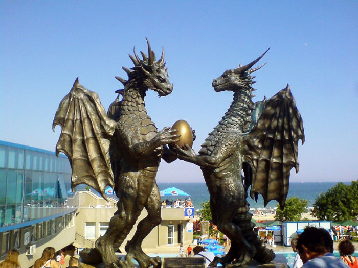 Pair Of Dragons In Love - Varna, Bulgaria