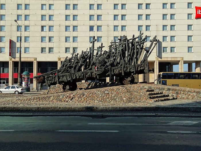Tribute For Victims Of Soviet Army, Warsaw, Poland