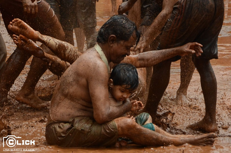 Chikhal Kalo: An Expression Of Joy (mud Play In Goa, India)