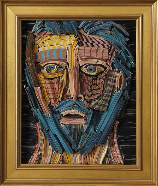 This Artist Uses Scrap Books For His Sculptures
