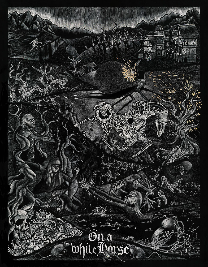 On A White Horse - A Poem About Apocalyptic Climate Change.