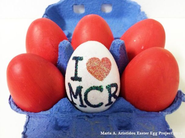 When I Dye Easter Eggs. Easter Egg 'thank You' Project By Maria A. Aristidou