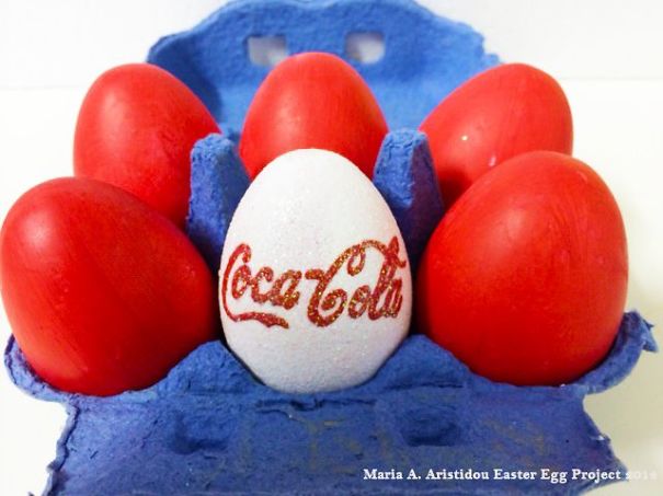 When I Dye Easter Eggs. Easter Egg 'thank You' Project By Maria A. Aristidou