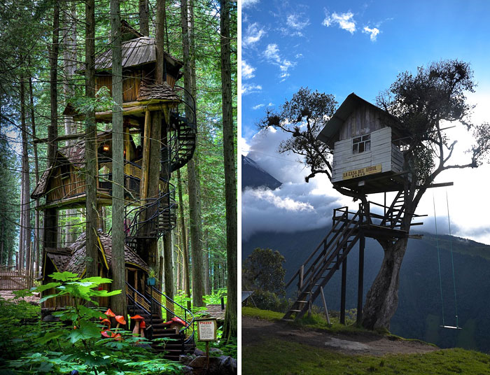 Post The Most Beautiful Treehouses From All Over The World