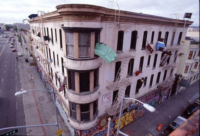 Defenestration Building, San Francisco (artist: Brian Goggin)