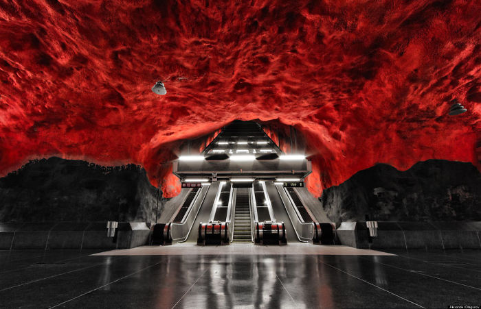 Stockholm’s Metro Station