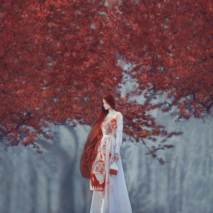 Red Hair Girl By Oleg Oprisco