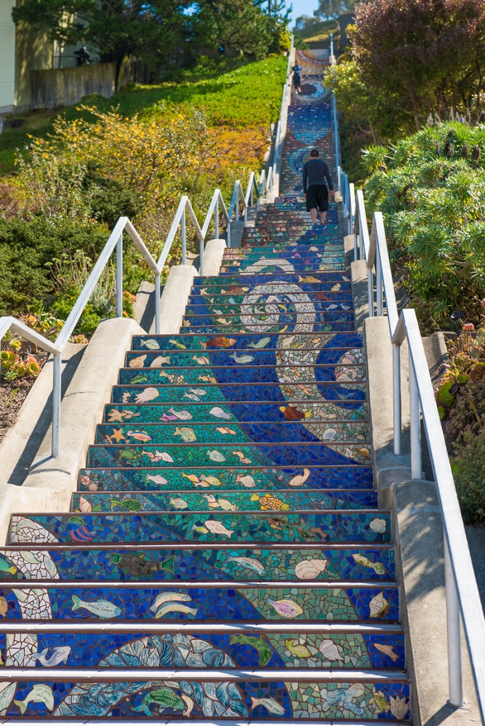 Moranga Steps, San Francisco, Usa