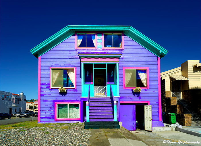 Colorful House In San Francisco