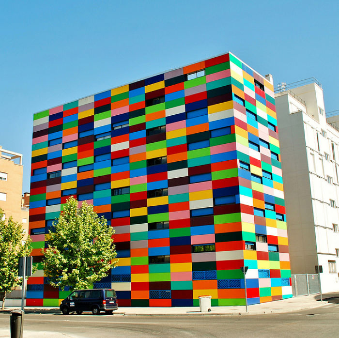 Carabanchel 24 Building In Madrid, Spain.