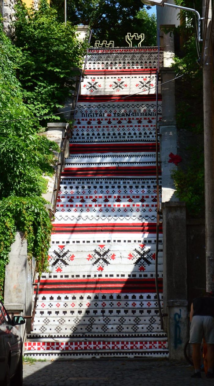 Digital Transilvania - Rakoczi Stairs, Targu Mures, Romania
