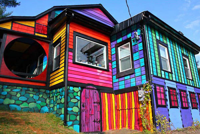 Rainbow House In Brooklyn