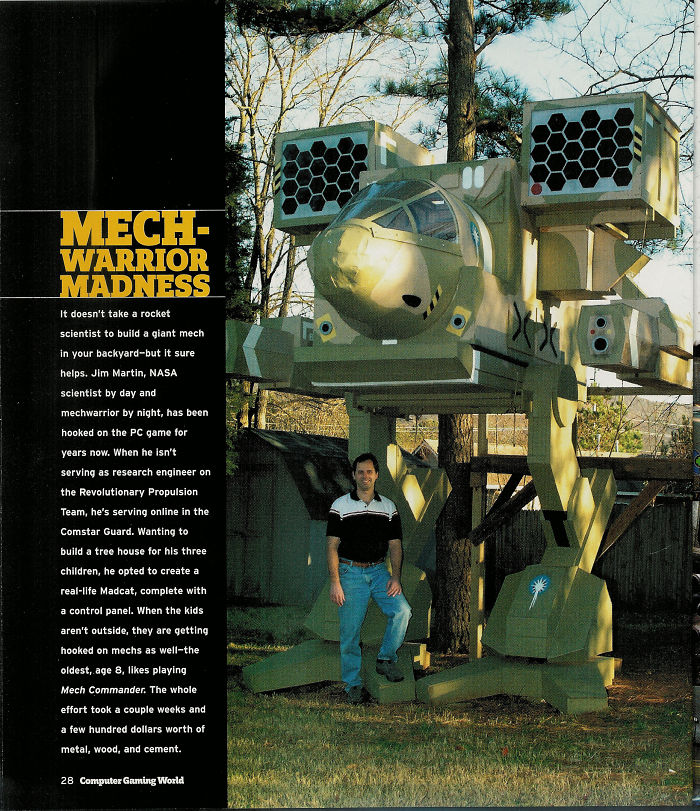 Mech-warrior Tree House In Alabama (my Husband Built This For Our Kids)