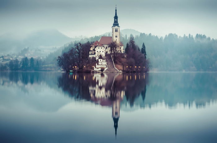 Bled Castle In Slovenia