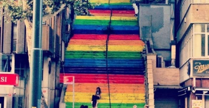 Gezi Park Stairs - Cihangir, Istanbul