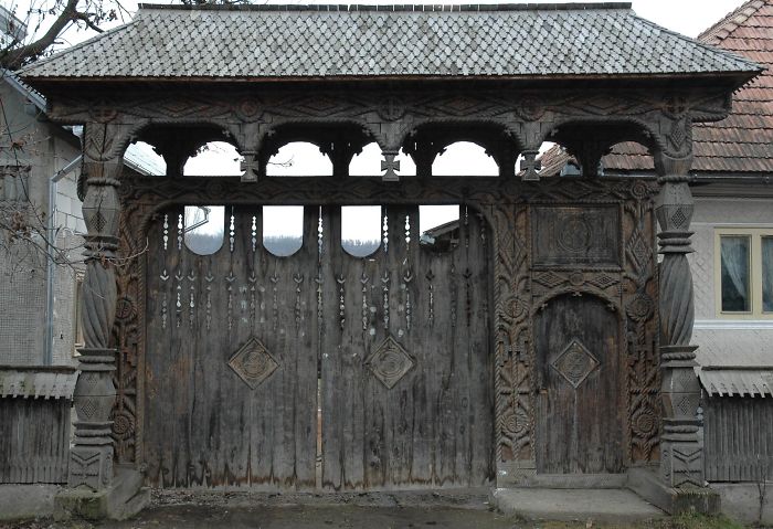 Wooden Gate, Maramures County, Romania