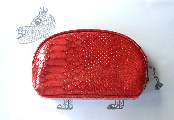 You Asked For It: Make-up Bag As Dinosaur