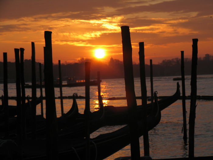Sunrise In Venice,italy