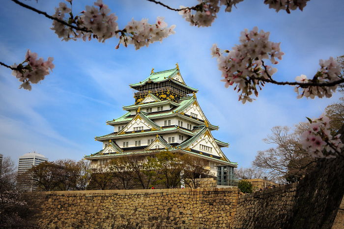 Osaka Castle In Japan