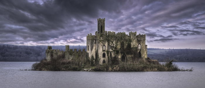 The Ruins On Castle Island, Lough Key, Boyle, County Roscommon, Ireland