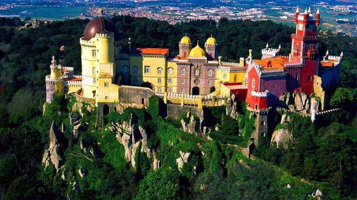 Dali Like Style Nationale Palace In Sintra, Portugal