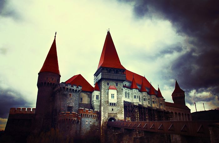 The Corvin Castle In Hunedoara, Romania