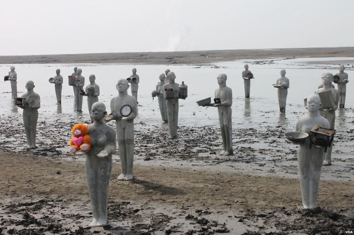 Mud Man Statue - Sidoarjo, Indonesia