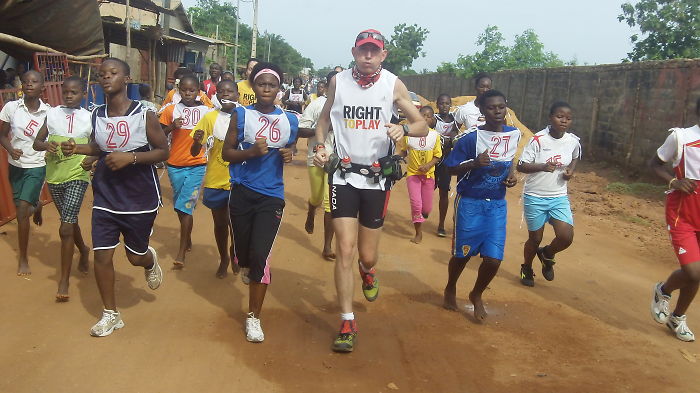 Running Club In Benin, West Africa
