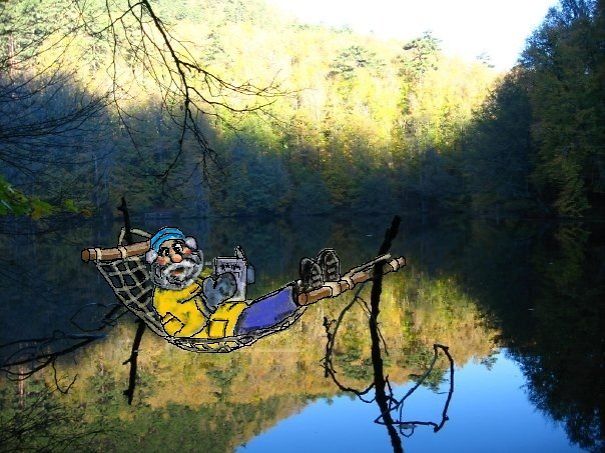 Photoon - Santa In Hammock Photoon - Santa In Hammock