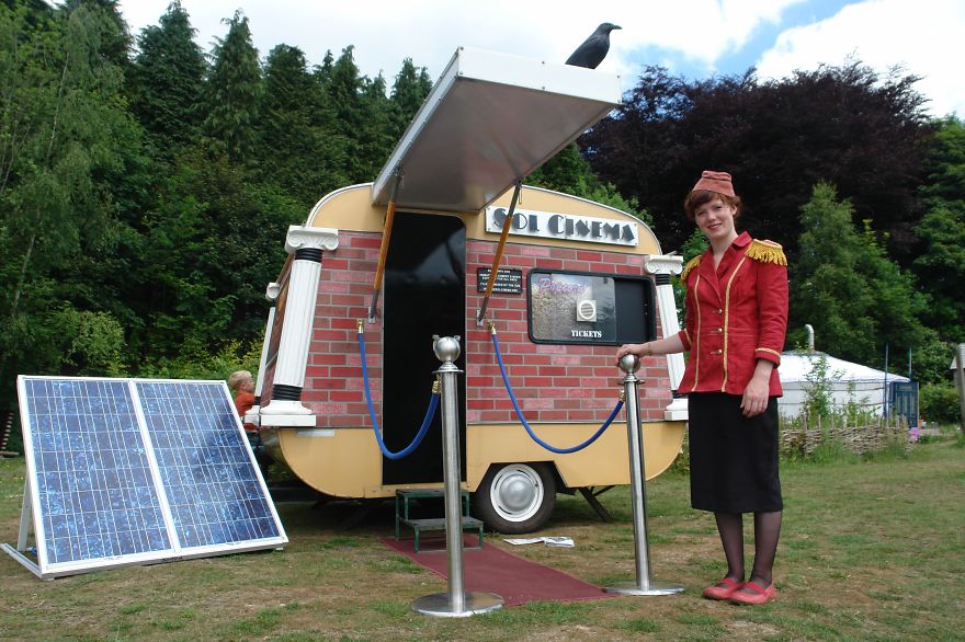 Sol Cinema- World's Smallest Solar Powered Movie Theatre