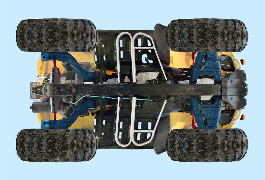 Urban Insects: Upside-Down View Of Vehicles