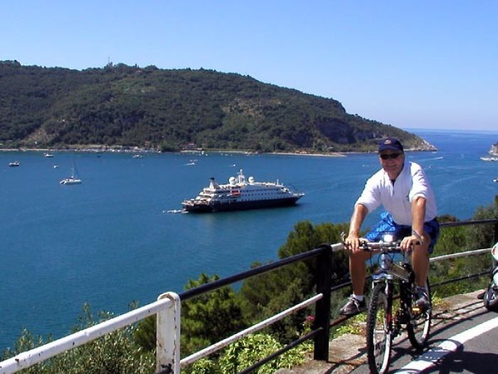 Portovenere In Italy On Montague Folding Bike From X Series