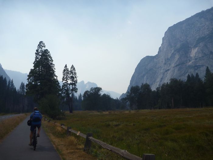 Yosemite National Park On Montague Folding Bike For Mountains
