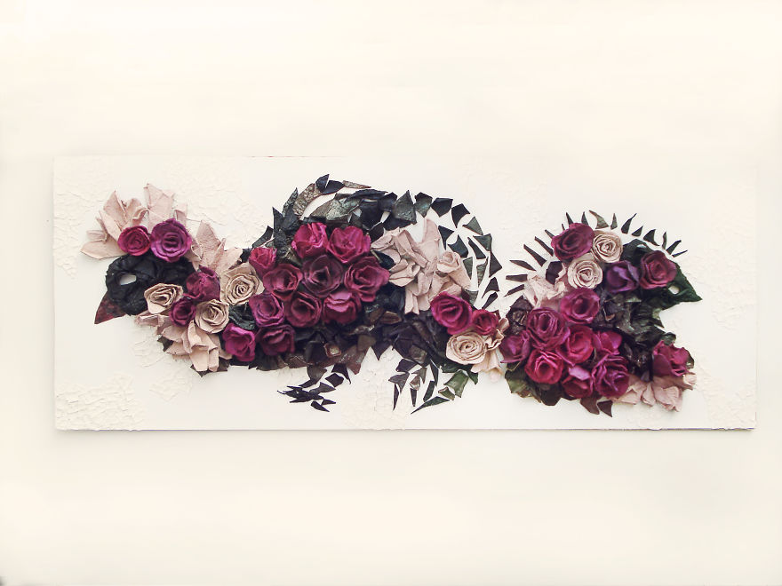 Art From Nature: Floral Collages By Anastasia Kovaleva