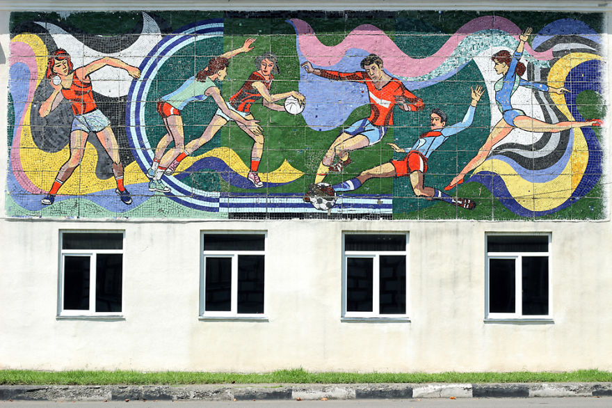 Soviet Street Art - Mosaic Murals In Streets Of Georgia