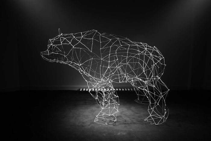 I Make 3D Wire Sculptures Of Household Objects And Animals