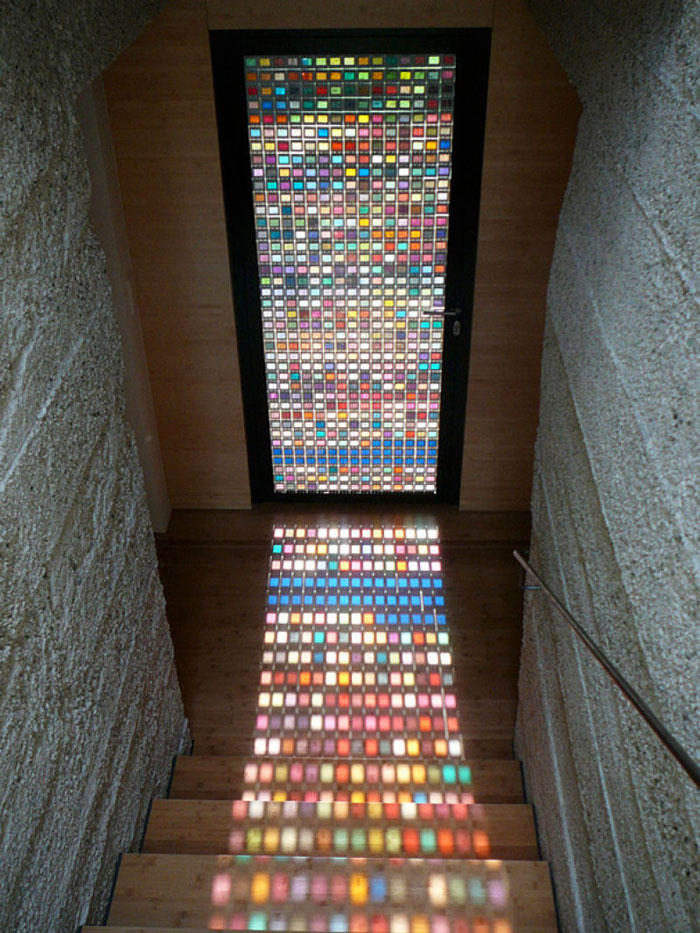Rainbow Mosaic Door
