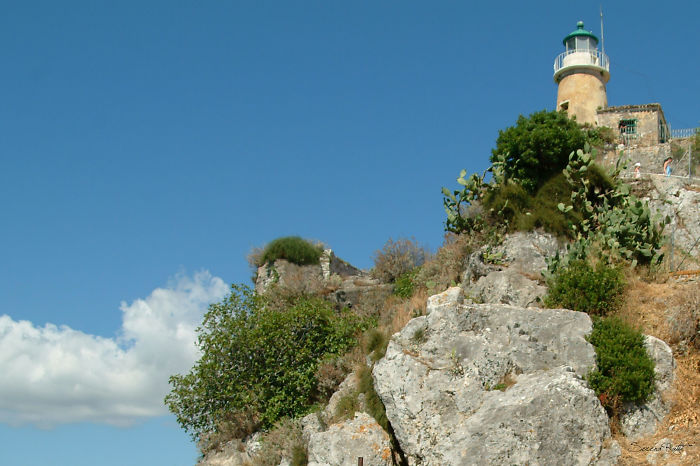 Kerkyra's Old Fortress Lighthouse, Corfu, Greece